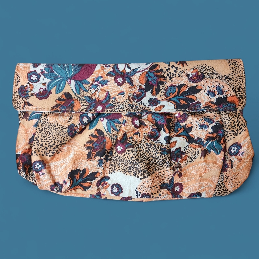 Aldo Floral Print Clutch Bag 7.5 x 12 NWOT